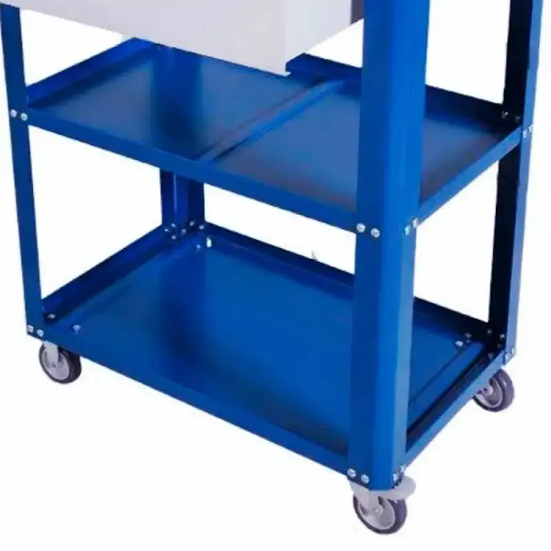 Carrinho para ferramentas desmontável 120 KG 1 gaveta CD-02 azul Fercar — fotografia 4