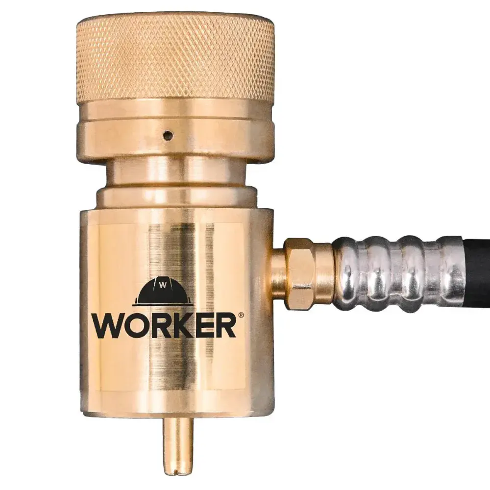 Maçarico portátil automático mapp com mangueira 12.300BTUS Worker — fotografia 8