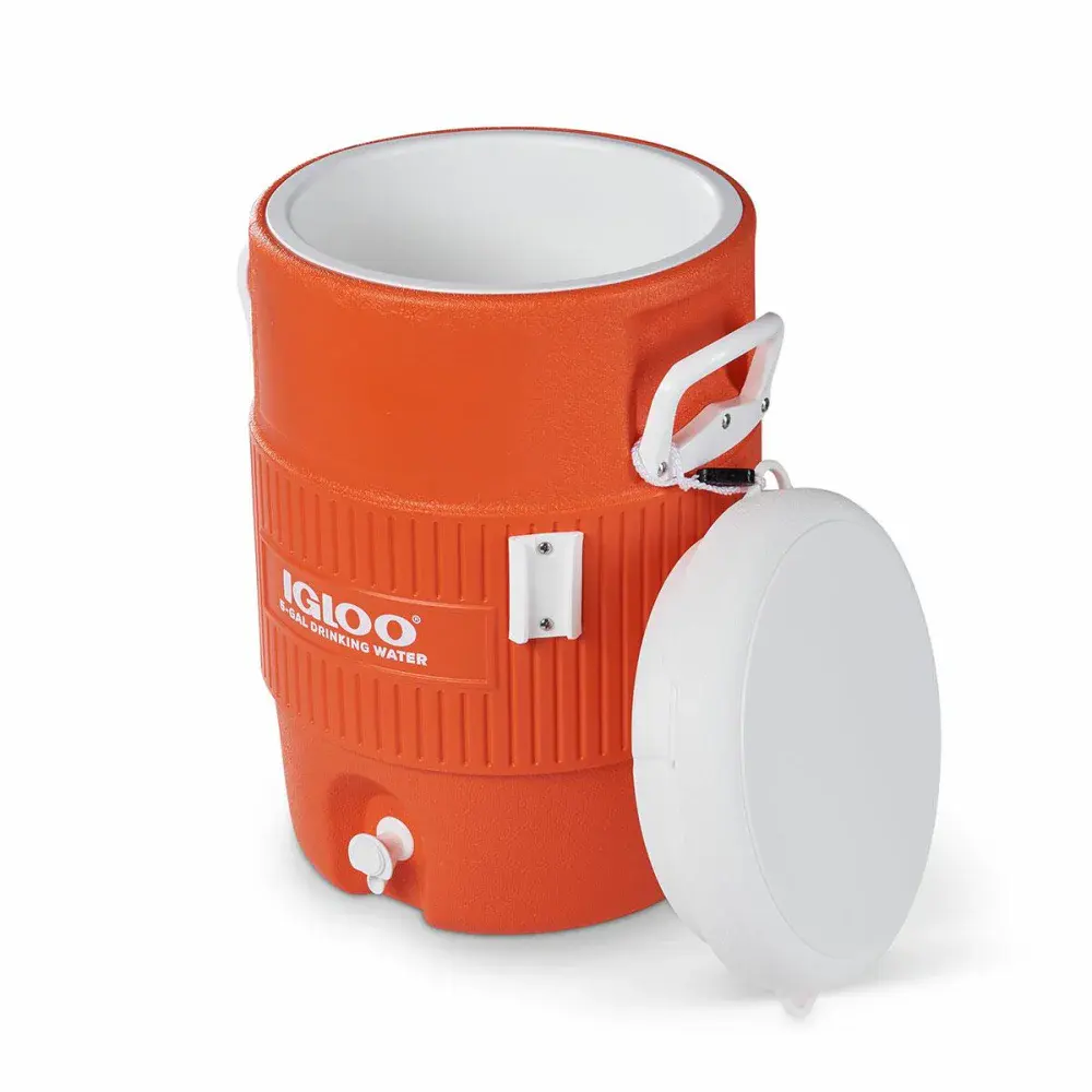 Galão térmico seat top 18,9L laranja Igloo — fotografia 3