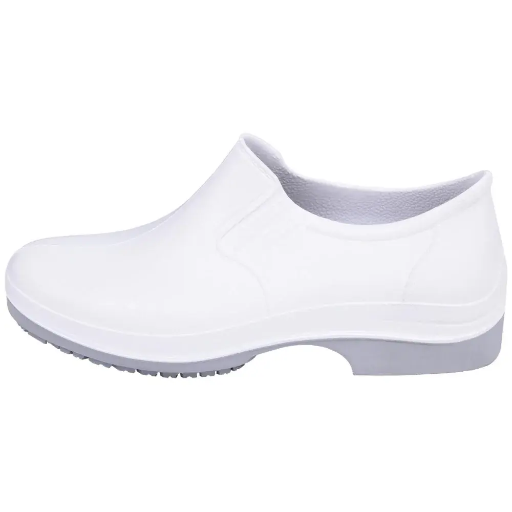 Sapato de segurança pu branco antiderrapante N°44 Worker — fotografia 4