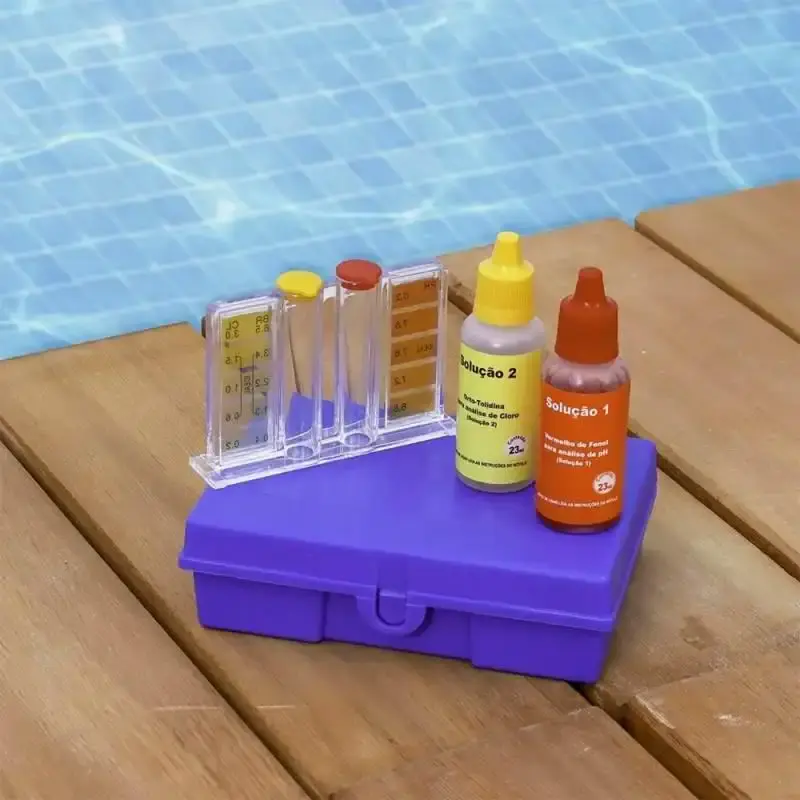 Estojo para teste de PH e cloro de piscinas veico Fluidra — fotografia 2
