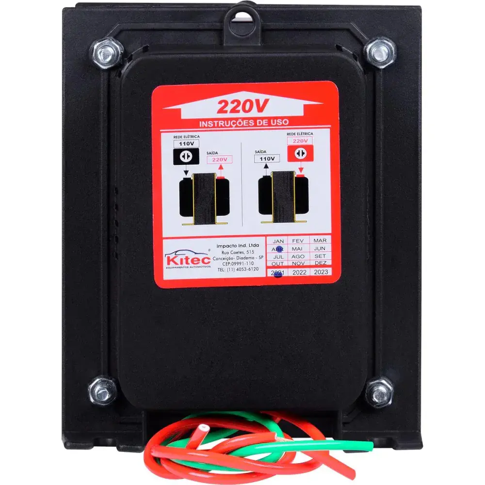Autotransformador tripolar 5.000VA 3600W bivolt Kitec — fotografia 7