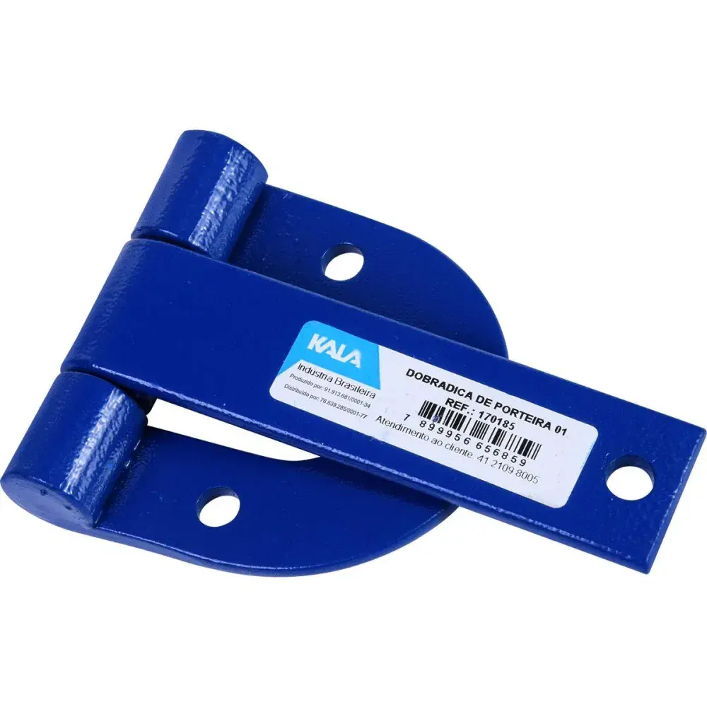 Dobradiça de porteira C01 azul Kala