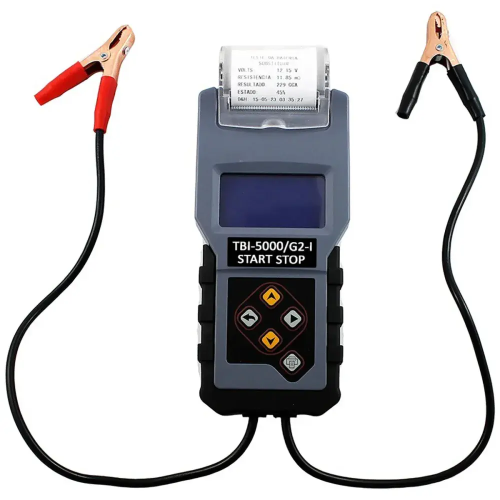 Teste de bateria digital com impressora térmica 12V Planatc