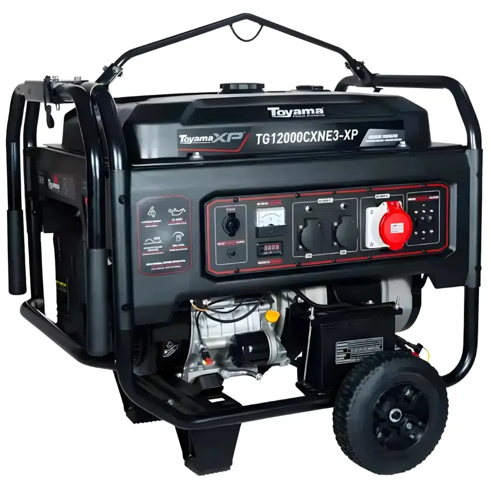 Gerador gasolina 13,75KVA AVR TG12000CXNE3-XP 380V Toyama — fotografia de referência