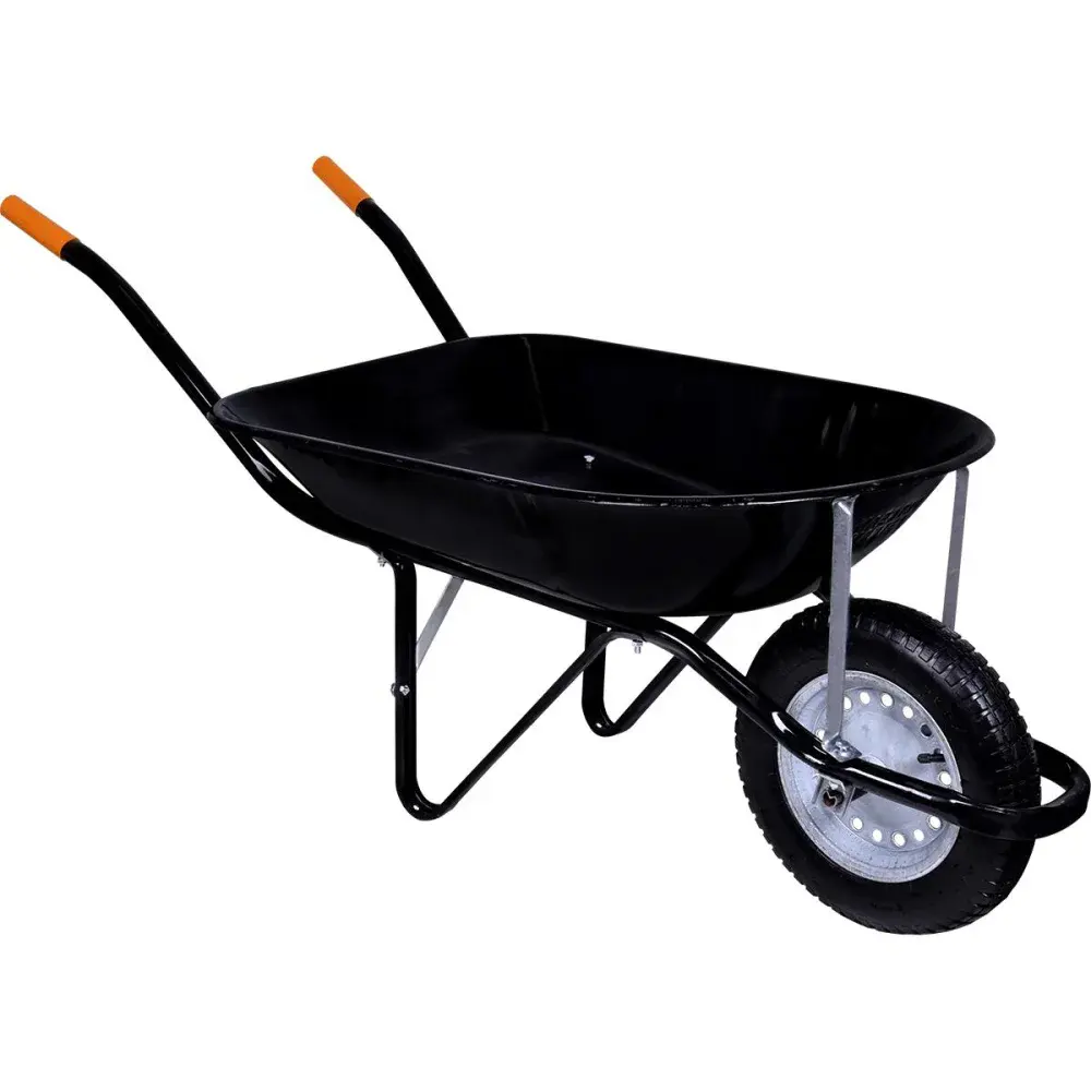 Carrinho de mão master 45L preto com pneu 3,25X8 Maestro — fotografia 4