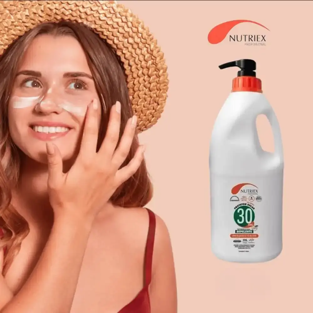 Protetor solar FPS 30 com repelente 2,0L bombona Nutriex — fotografia 5
