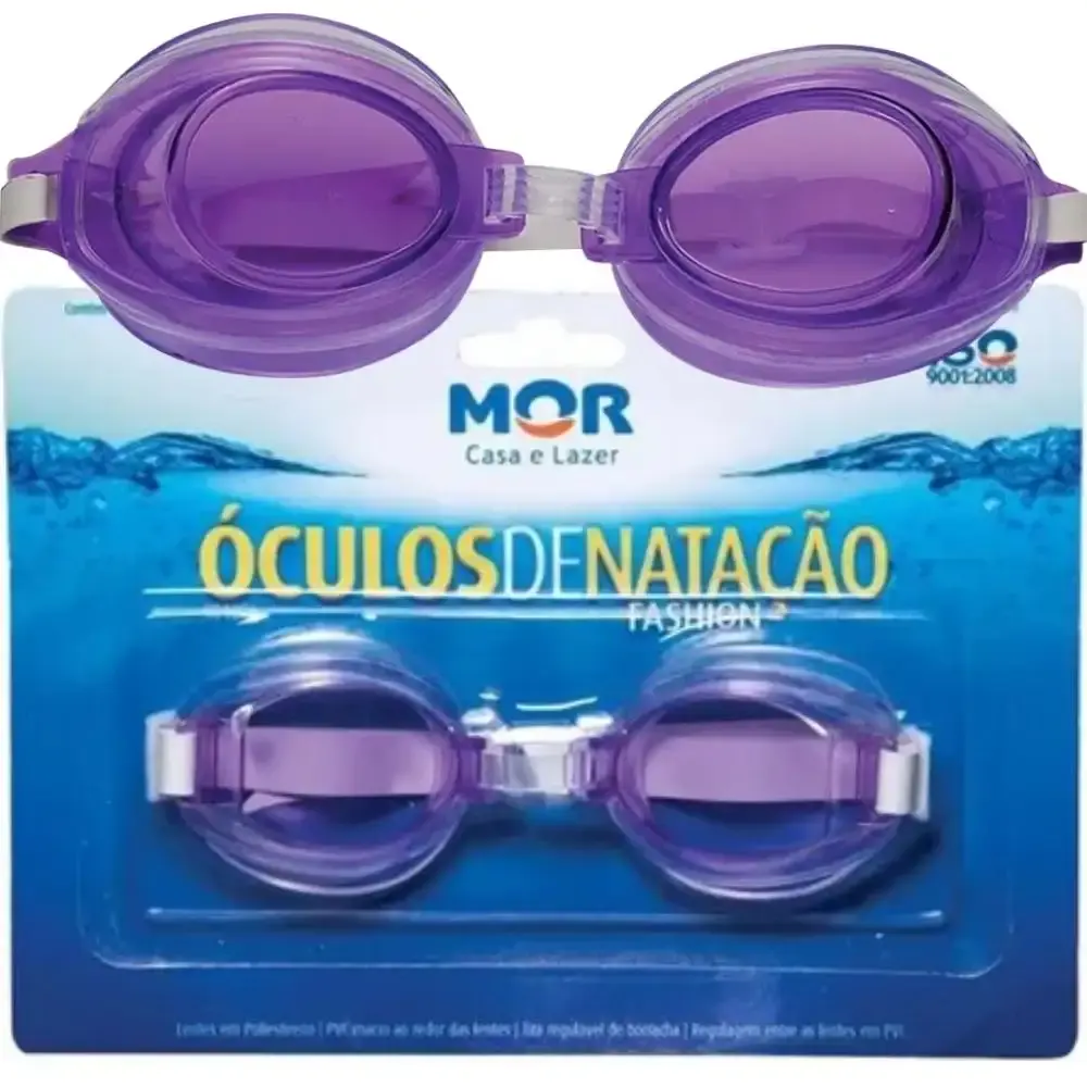 Óculos de natação fashion cores sortidas 001896 Mor — fotografia 4