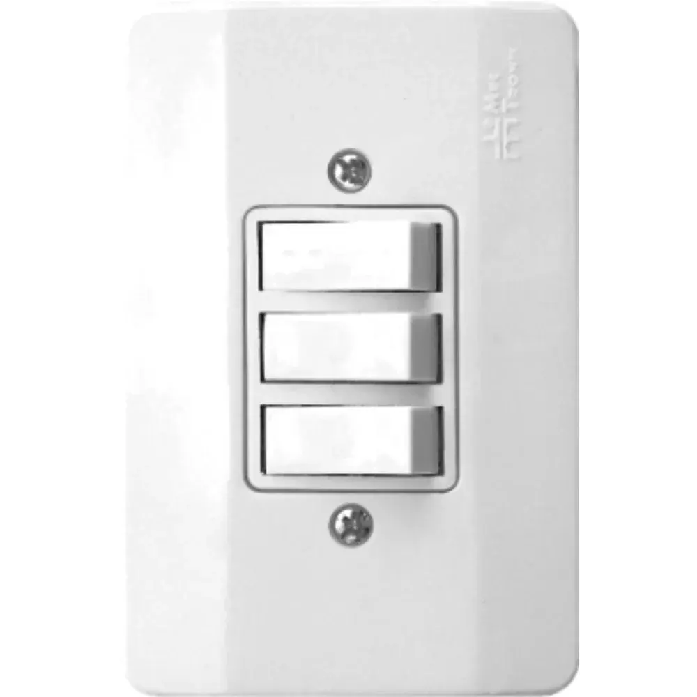 Interruptor 1TS+2TP Mectronic br milleniun