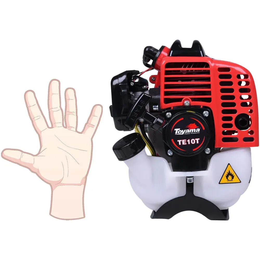 Motor a gasolina TE10T modelo 2T, 25,4CC da Toyama — fotografia 4