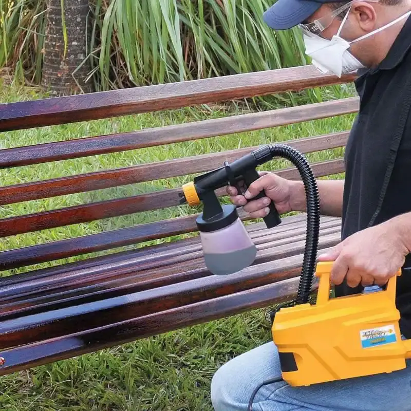 Pistola de pintura e pulverizadora elétrica 500W pinta fácil Chiaperini 110 V — fotografia 4