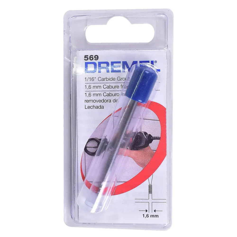 Broca de corte removedora de rejunte 1/16 569 Dremel — fotografia 5