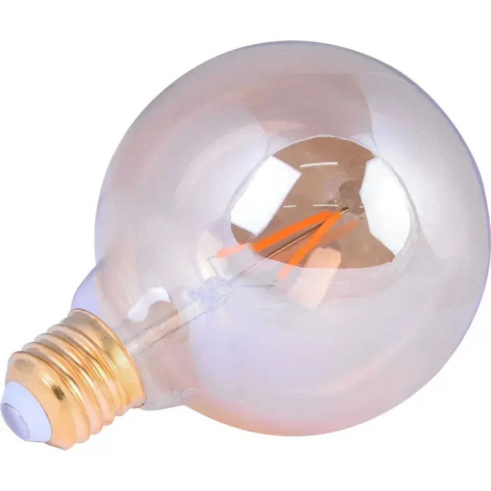 Lâmpada led filamento vintage globo G95 bivolt Liege — fotografia 9