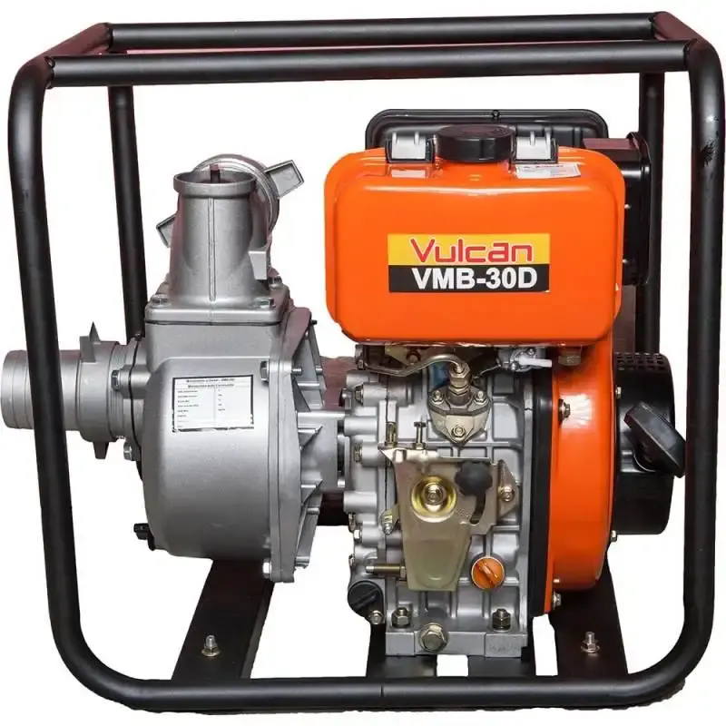 Motobomba à diesel 7.0HP autoescorvante 3 POL 263CC 4T VMB30D Vulcan — fotografia 2