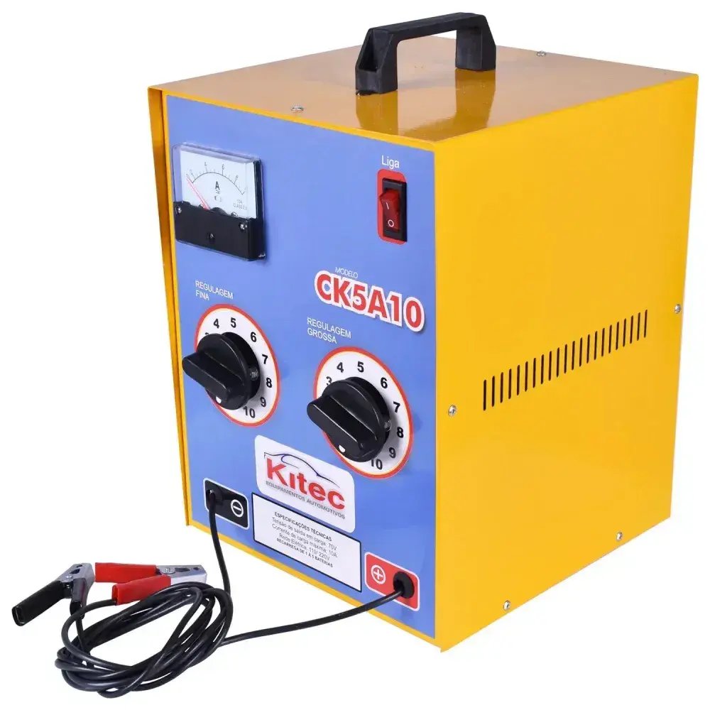 Carregador bateria modelo 10 amp com 12V bivolt da Kitec — fotografia 7