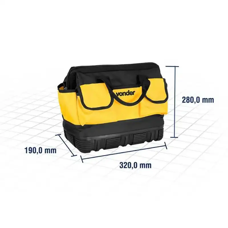 Bolsa em lona para ferramentas com fundo emborrachado BL-010 Vonder — fotografia 3
