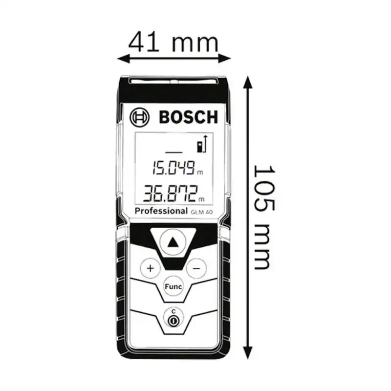Trena à laser GLM 40 medidor de distância à laser 40 metros Bosch — fotografia 5