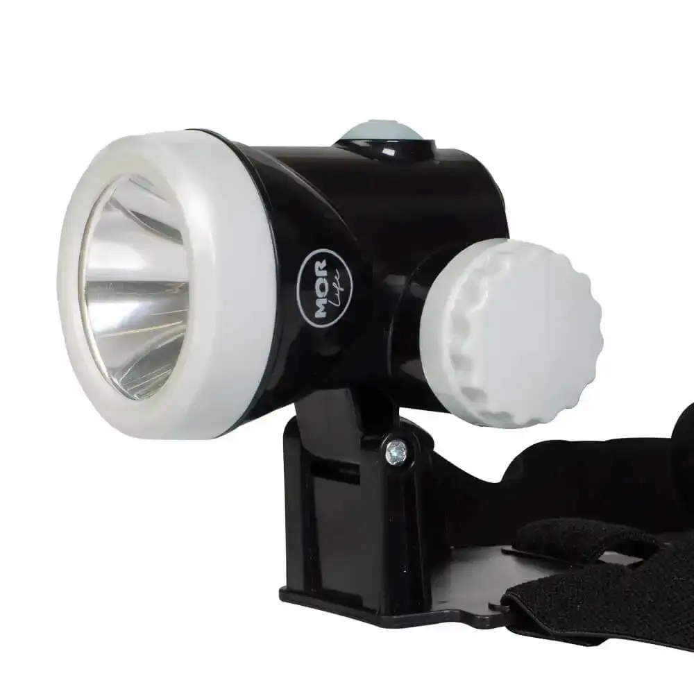 Lanterna para cabeça recarregável LED 100 lúmens Mor — fotografia 6