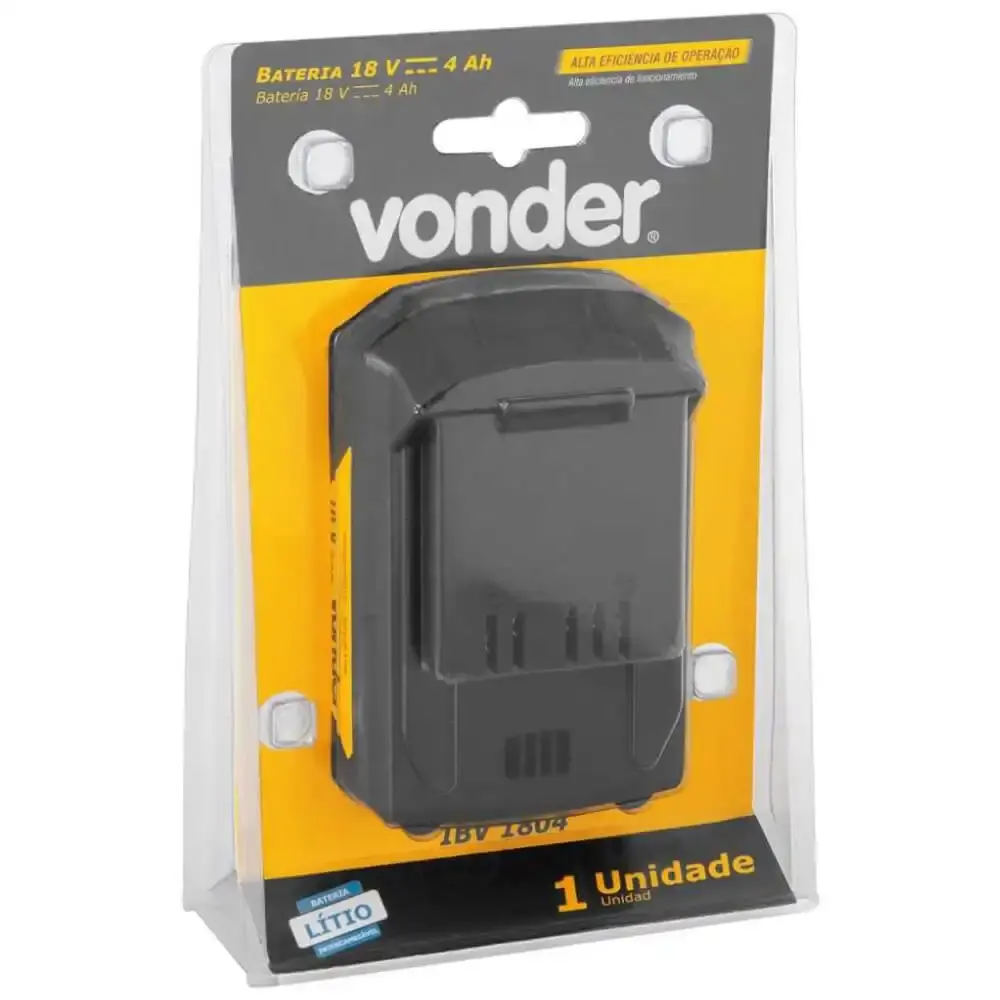 Bateria 18V íons de lítio 4AH IBV1804 Vonder — fotografia 10