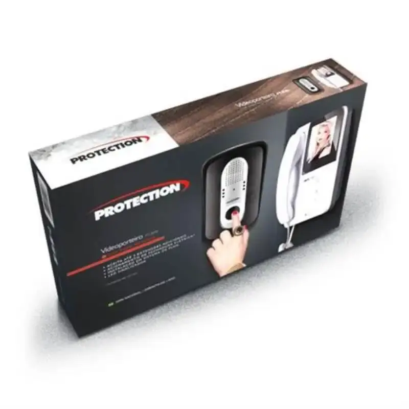 Vídeo porteiro eletrônico tela colorida 4 POL PT-3000 protection — fotografia 3