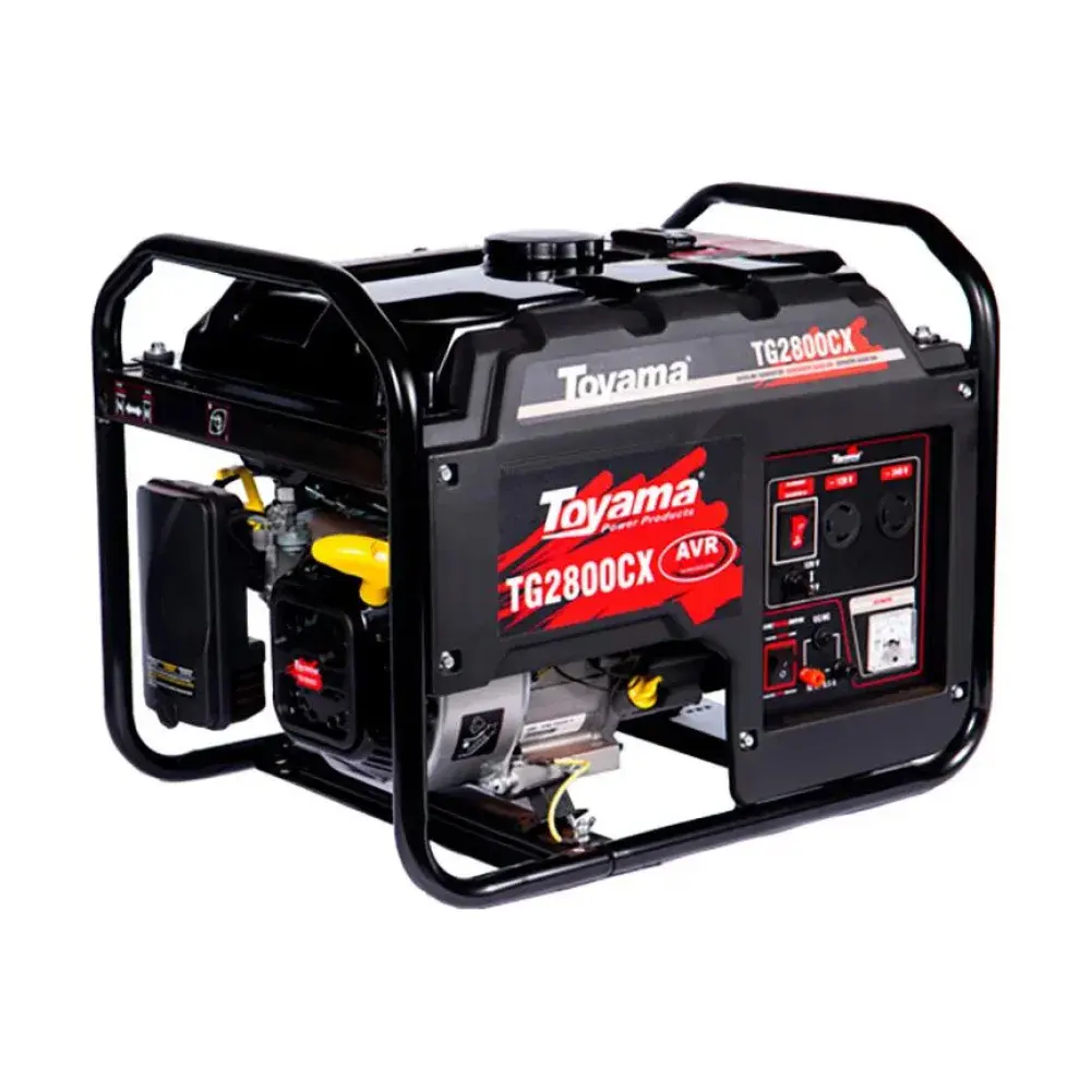 Gerador de energia a gasolina a ar 196CC 2.5KVA mono Toyama — fotografia 5
