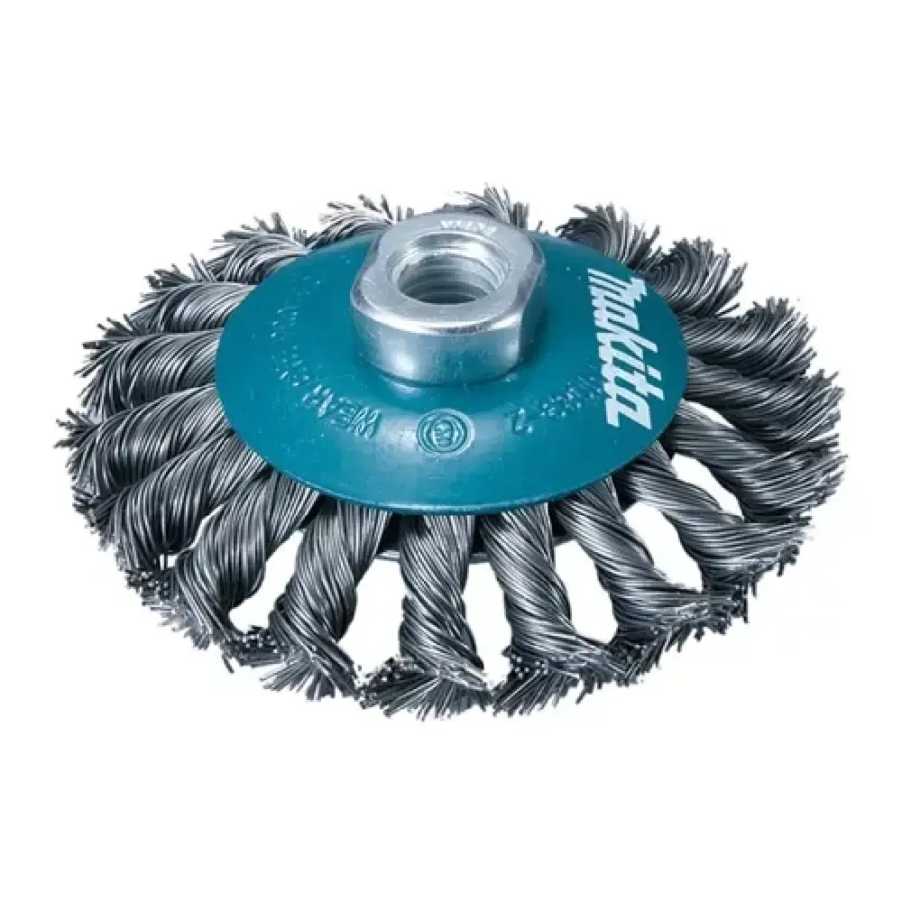 Escova de aço cônica tranada 4X14MM D39883 Makita — fotografia de referência