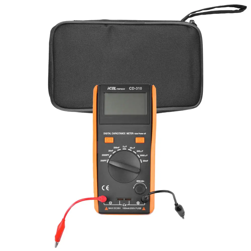 Capacímetro digital CD-310 a bateria Icel