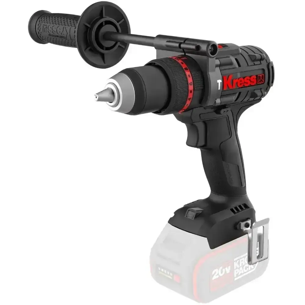Parafusadeira de impacto 1/2POL 150NM com carregador e bateria 4.0AH 20V Kress — fotografia 4