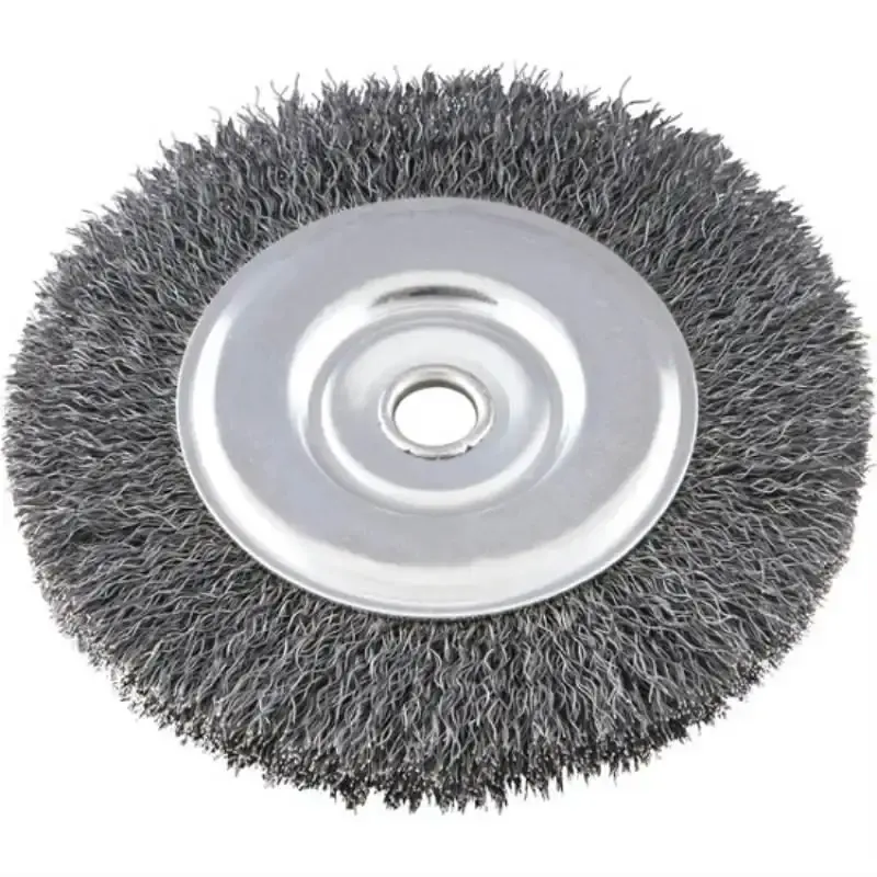 Escova de Aço Circular 6 x 3/4 POL Furo 1/2" ABRASFER