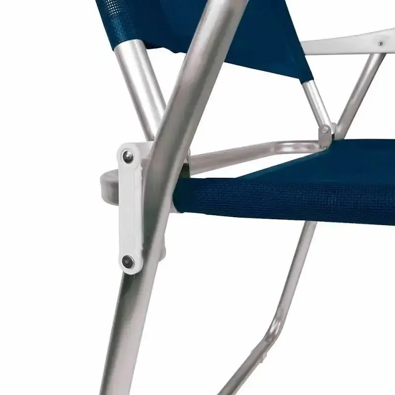 Cadeira de praia e piscina master plus 120 kgs alta em alumínio kit com 2 peças Mor — fotografia 7
