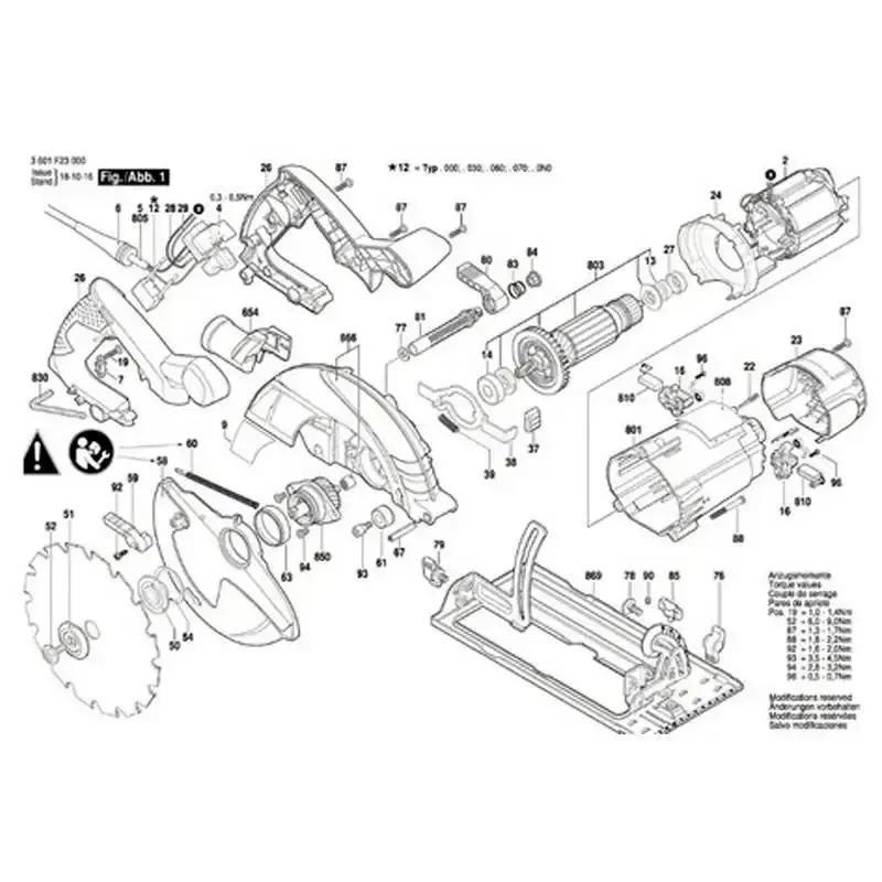 Estator para serra circular GKS 190 em 220V 1619P04474 Bosch 220 V — fotografia 4