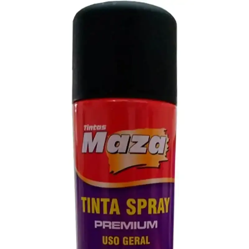 Tinta spray preto fosco 400 ML 250 GR 23851 maza — fotografia 2