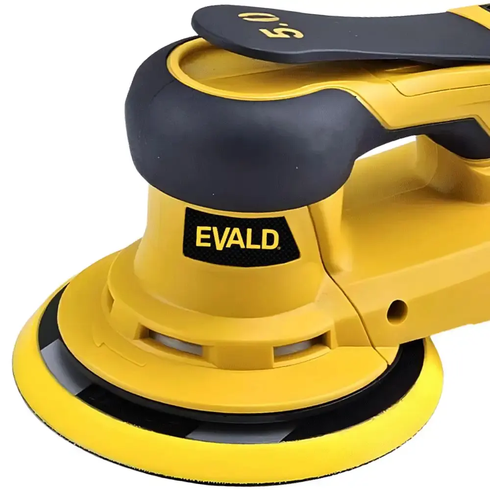 Lixadeira roto orbital 6 POL brushless 350W com maleta e kit de lixas ELO-350 Evald 220 V — fotografia 4