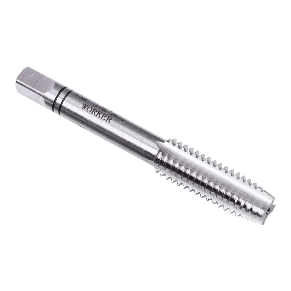 Jogo macho manual DIN351 unc 3/8"X16" 3 peças Worker — fotografia 10