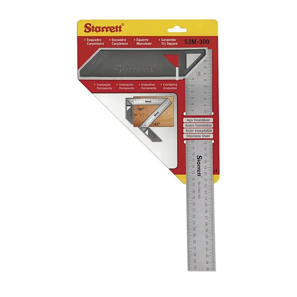 Esquadro profissional 12 POL K53M-300-S starret — fotografia 3