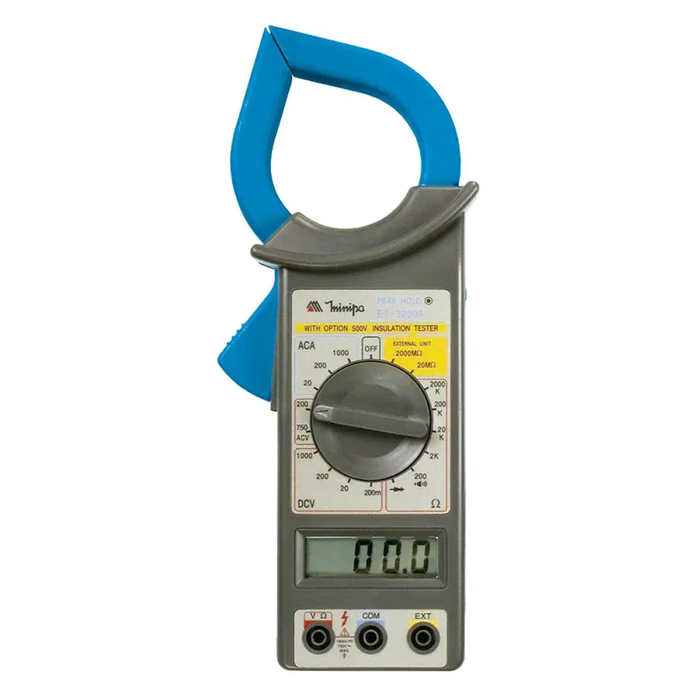 Alicate amperímetro ET3200A 1000A Minipa 1000V