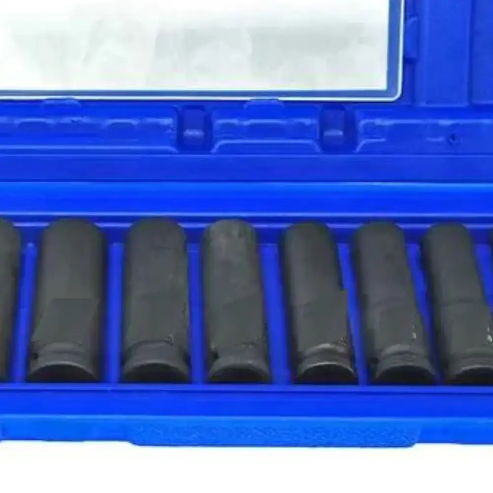 Jogo de Soquetes de Impacto 1/2 POL 10 à 32 MM Kit 13 Peças PRO-1032K Pdr by LDR2 — fotografia 4
