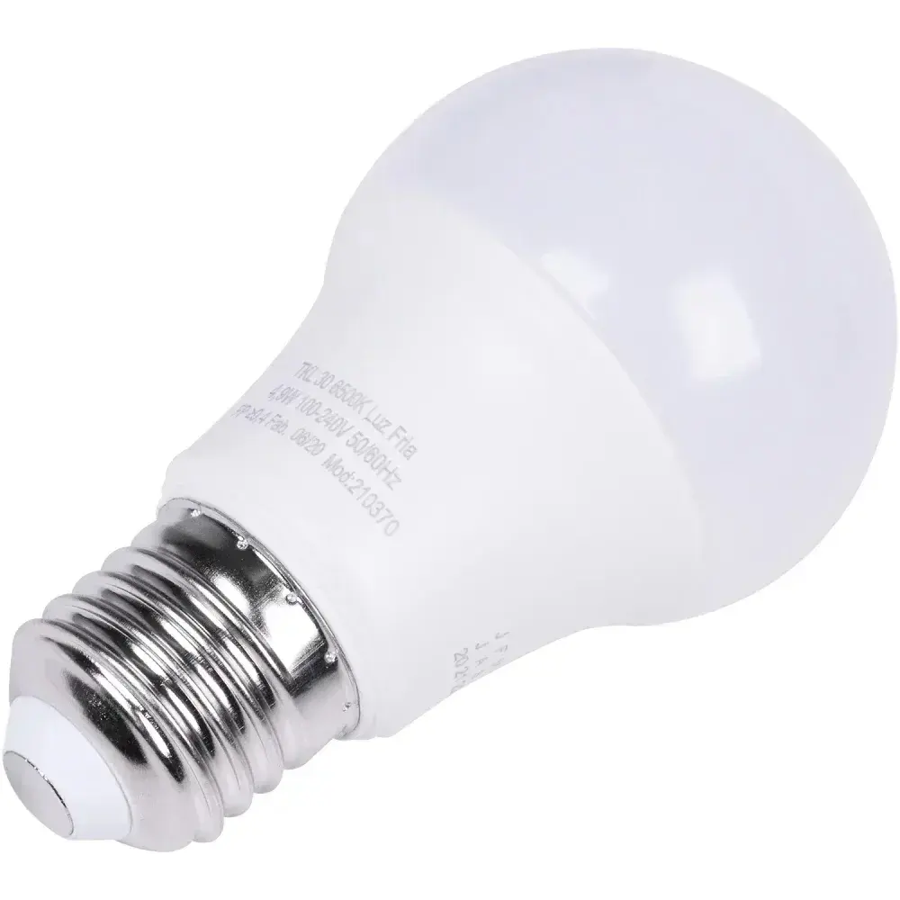 Lâmpada led E27 4,9W 6500K biv Taschibra — fotografia 6