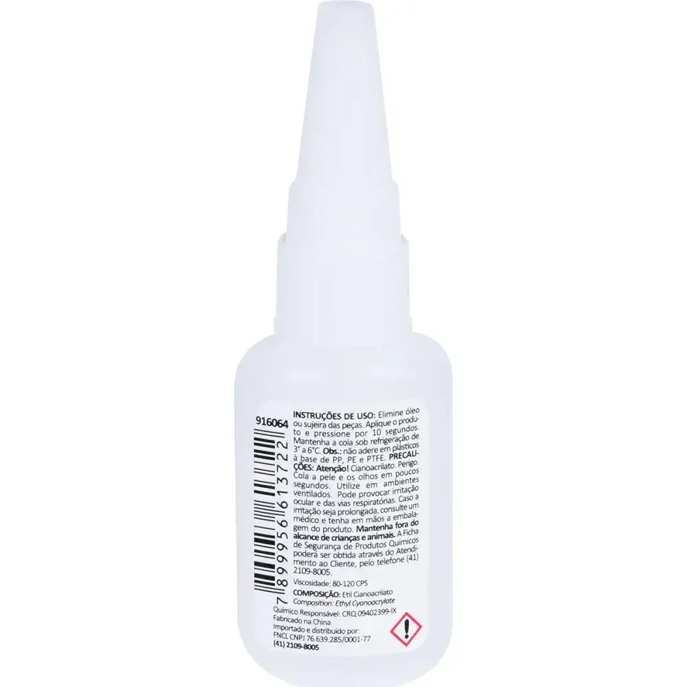 Adesivo instantâneo com bico antientupimento 20G Kala — fotografia 5