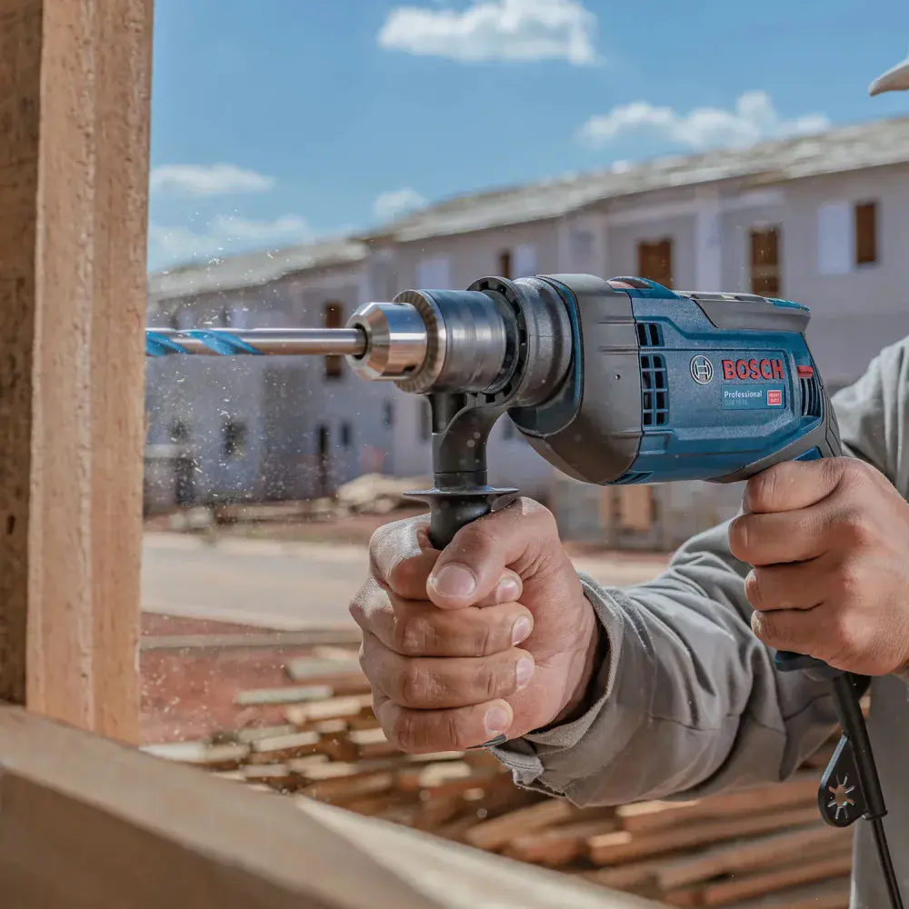 Furadeira de impacto gsb 16 re 1/2 850W Bosch — fotografia 9