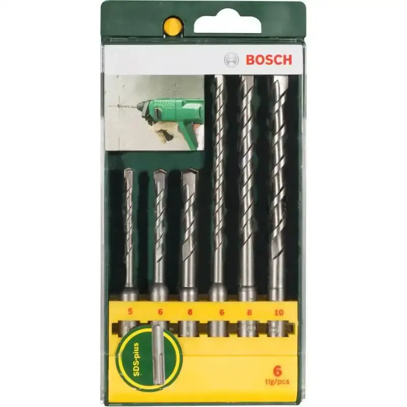Jogo de brocas sds-plus de 5 à 10 MM com 6 peças Bosch