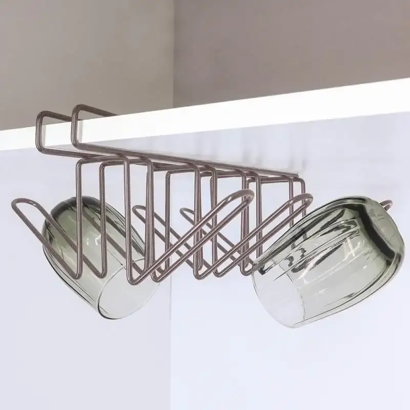 Suporte Organizador Porta Copos Suspenso Viena Lavanda até 8 Copos 991246 BEL BEL FIX — fotografia 3