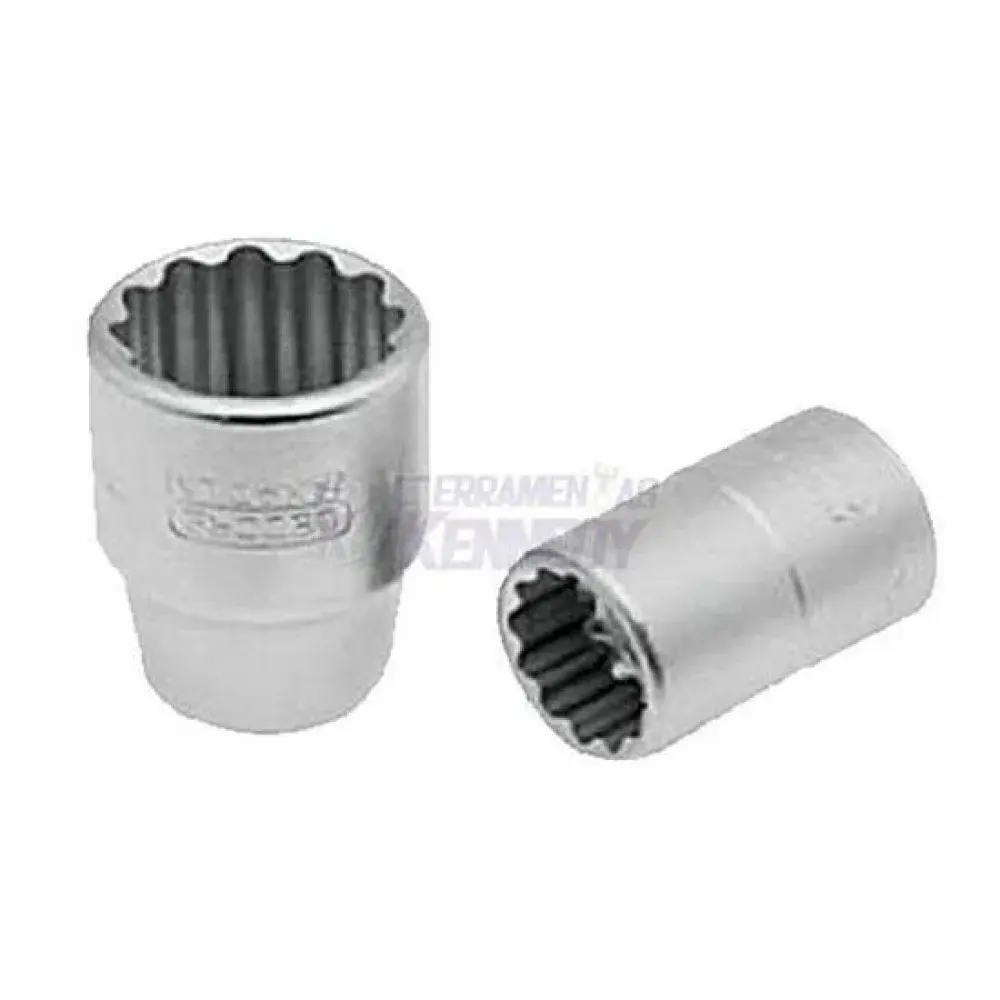 Soquete estriado 26 mm encaixe 3/4 Gedore 017004 — fotografia de referência