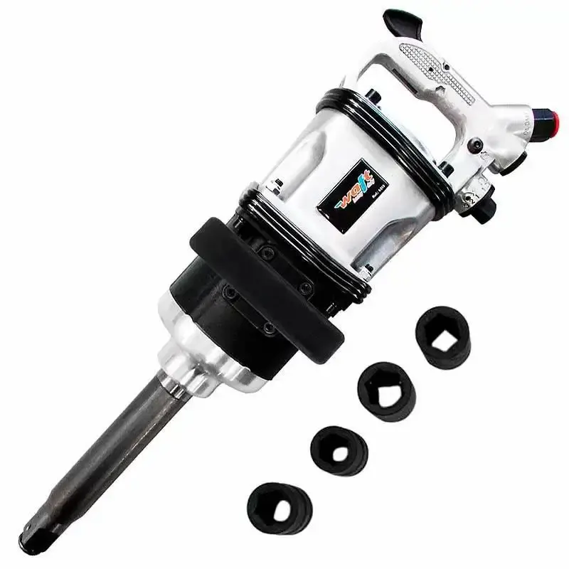Chave de Impacto Pneumática Longa 1 POL c/ 4 Soquetes WAFT