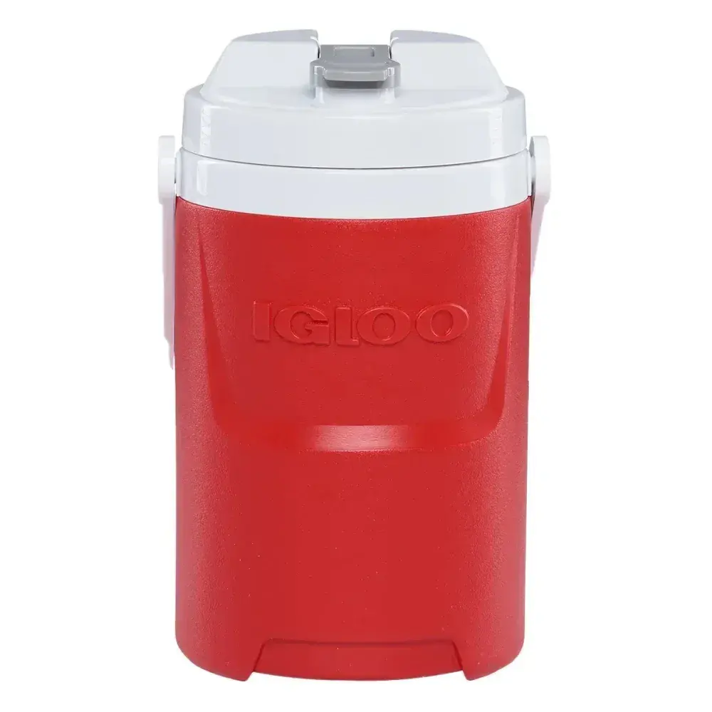 Garrafa térmica laguna 1,89L vermelha com ganchos Igloo — fotografia 4