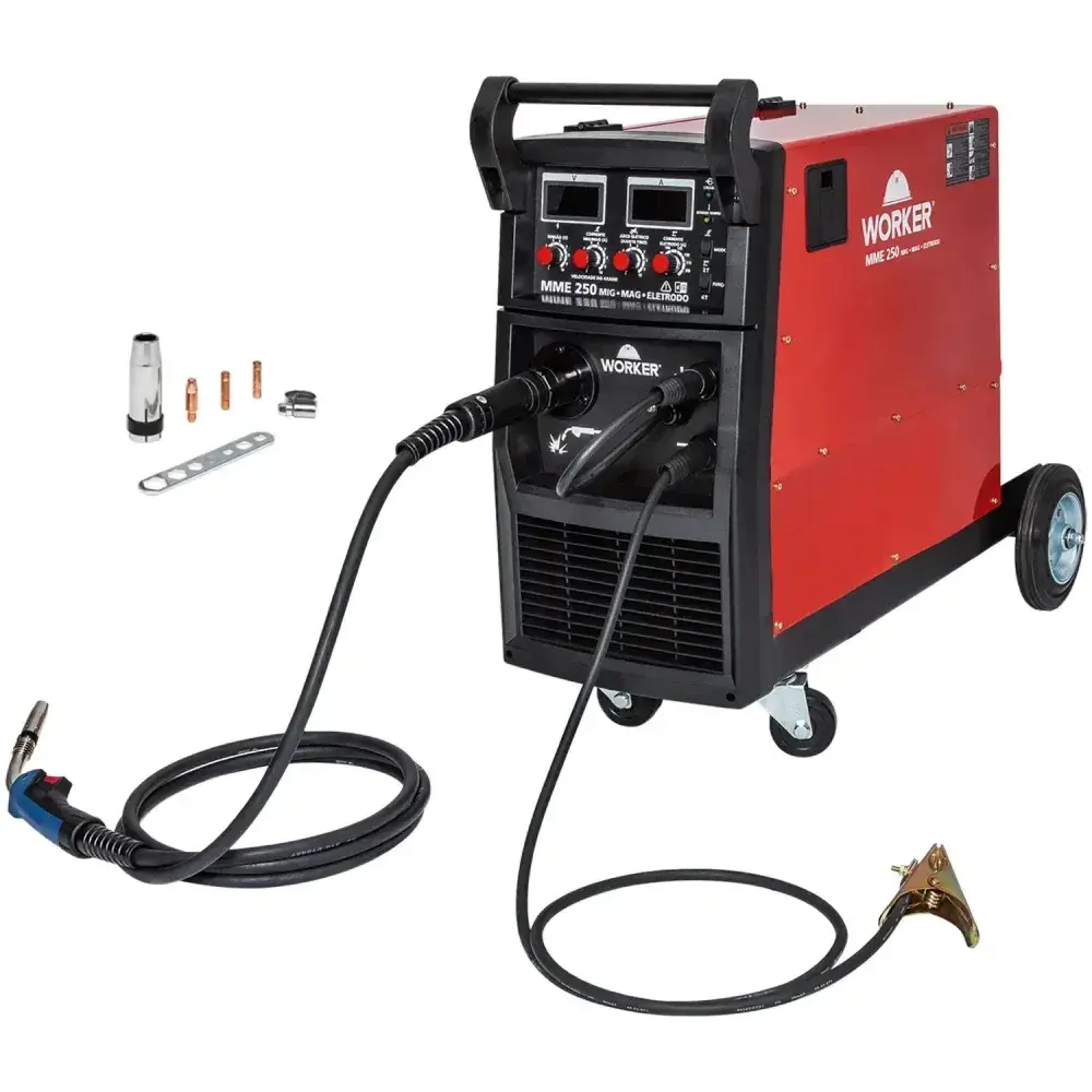 Máquina para solda mig/mag mme 250A 220V da Worker — fotografia 9