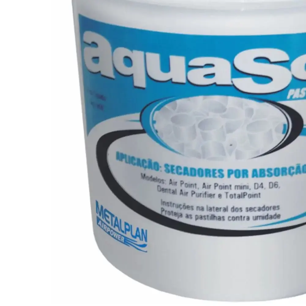 Refil aquasorb para secadores de ar por absorção balde 3,0 KG Metalplan — fotografia 2