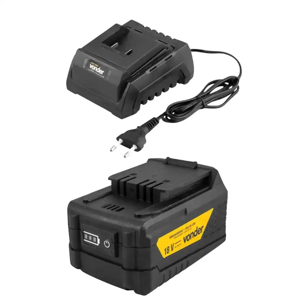Aparador de grama 18V com bateria 4AH e carregador bivolt Vonder — fotografia 7
