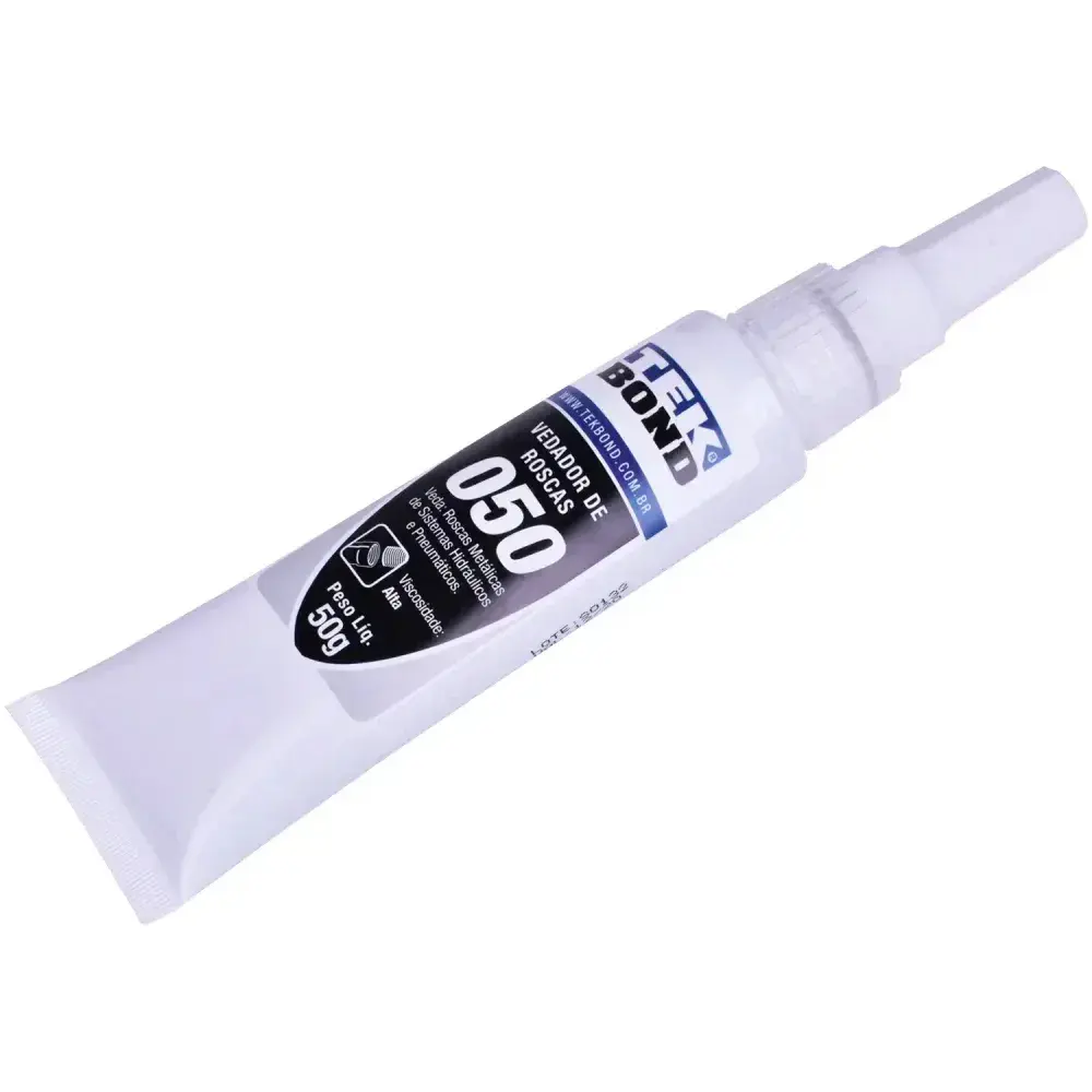 Adesivo veda rosca anaeróbico branco 50G Tekbond — fotografia 10