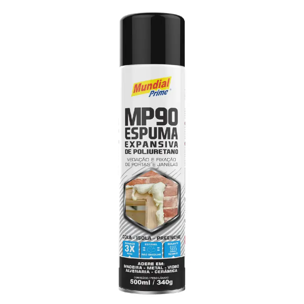 Espuma expansiva poliuretano 500ML AE05000006 Mundial prime